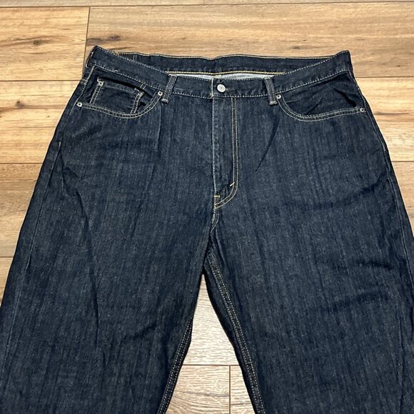 Men's Levis 550 Relaxed Fit Denim Jeans SZ 40x30 Blue Modern Cotton Red Tab - Picture 2 of 13